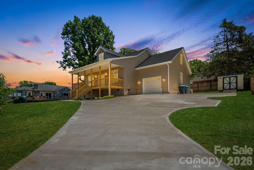 Welcome to this beautifully crafted new construction home in Forest City, NC, offering the perfect blend of style, comfort, and functionality. This 3-bedroom, 2-bath single-family residence is thoughtfully designed with modern living in mind.

Step inside to find an open and airy layout highlighted by vaulted ceilings that create a bright, spacious feel. The kitchen is a standout feature, complete with abundant cabinetry that extends all the way to the ceiling, providing exceptional storage, along with sleek under-cabinet lighting for both ambiance and practicality. A dedicated pantry adds even more convenience for everyday living.

All three bedrooms come with walk-in closets. A finished room over the garage (F.R.O.G.) provides flexible space—perfect for a home office, guest room, or bonus living area.

Enjoy outdoor living year-round with both covered front and back porches, ideal for morning coffee or evening gatherings. A one-car garage adds convenience and extra storage.

Located in the heart of Rutherford County, this home offers easy access to everything the area has to offer. Enjoy the charm of downtown Forest City with its shops, dining, and seasonal events, or explore nearby towns like Rutherfordton, and Lake Lure. Outdoor enthusiasts will love the proximity to Chimney Rock State Park, Tryon International Equestrian Center, hiking trails, and scenic mountain views, while still being within a reasonable drive to Hendersonville, Asheville, Spartanburg, Greenville and Charlotte.

This home combines quality craftsmanship with thoughtful details throughout—ready for you to move in and make it your own.