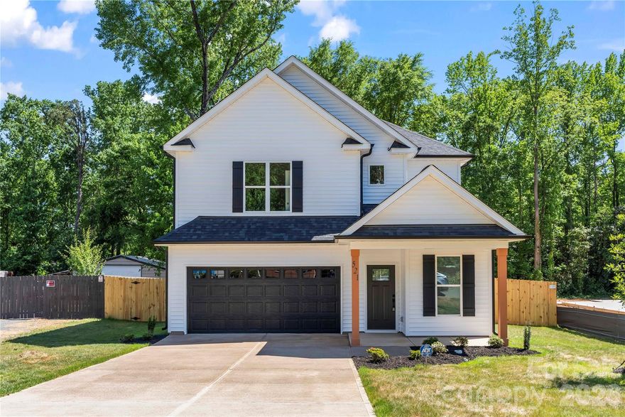 Welcome to 521 Austin Dr, a beautifully crafted new construction home located in the desirable Charlotte 28213 area. This thoughtfully designed 3-bedroom, 2.5-bath residence offers a modern layout with quality finishes throughout.
Step inside to an open-concept main level featuring durable flooring, abundant natural light, and a seamless flow between the living, dining, and kitchen spaces—ideal for both everyday living and entertaining. The kitchen is equipped with contemporary cabinetry, Quartz surface countertops, and stainless steel appliances.
Upstairs, the spacious primary suite includes a private bathroom with dual vanity and a walk-in closet. Two additional bedrooms and a full bathroom provide flexibility for guests, office space, or additional living needs. A convenient half bath is located on the main level.
Additional features include modern fixtures, and a functional floor plan designed for today’s lifestyle. The property offers easy access to nearby shopping, dining, major highways, and local universities.
Schedule your showing today to explore this newly built home in a growing Charlotte location.