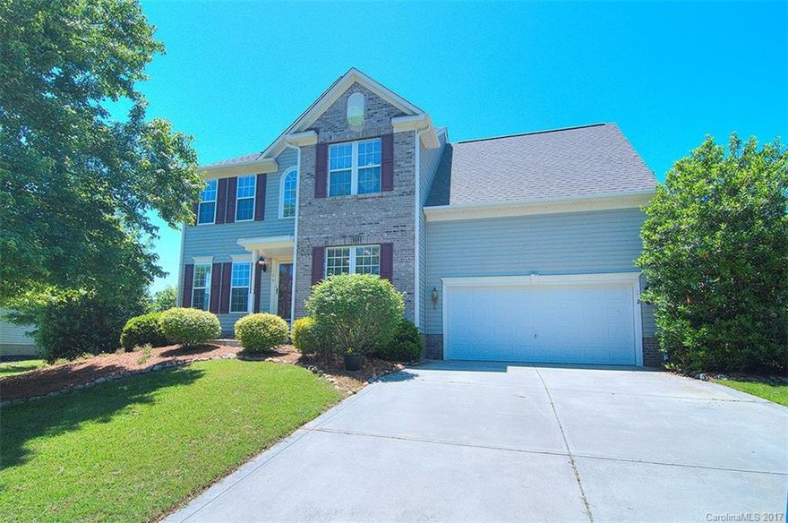 Great home located in a private cul-de-sac! Open floor plan, natural hardwoods, updated tongue & grove flooring, SS appliances, & sunroom are some of the bonuses on the main floor. Upstairs comes complete w/laundry closet, shared full bath, bedrooms & large bonus room w/attic storage. Master suite is accented by trey ceiling & crown molding. Fenced back yard includes rock area for your own fire-pit & adjoining patio leading to the all-seasons sunroom. Storage shed and fully fenced!