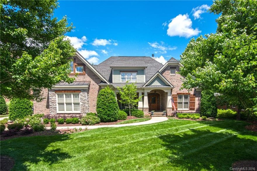 Beautiful home in popular Kingsmead with Better Homes & Garden kitchen!Gorgeous interior filled w/designer touches!Spacious kitchen features 10ft island & Calacatta Gold marble tops;dual pantries;new custom cabinets,Kitchen Aid built in Fridge;gas cooktop;pot filler faucet and LARGE 7 foot custom fixed glass window.Gas fireplace in both kitchen & Great Room.Two story covered porch w/motorized retractable screen.Professionally landscaped yard w/fence & full irrigation. Oversized 3 car garage!