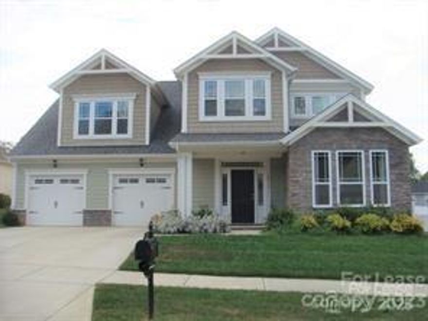 As you enter this exquisite two-story 4-bedroom, 2.5-bathroom home, you'll be greeted by a grand foyer leading to the spacious living area, where natural light cascades through multiple windows, illuminating the elegant hardwood floors and stylish finishes. The open-concept layout seamlessly connects the living room, dining area, and modern kitchen, creating an ideal space for both relaxation and entertaining. Upstairs, you'll find the luxurious primary suite, boasting a generous walk-in closet and a private en-suite bathroom with dual sinks, a luxurious soaking tub, and a separate shower. Three additional generously-sized bedrooms and an oversized bonus room to provide ample space for family members or guests. With its thoughtfully designed layout, upscale finishes, and prime location, this home is a true haven for those seeking comfort, style, and convenience. Located minutes from the Interstate, Shopping, Dining, and More. Landscaping Included!