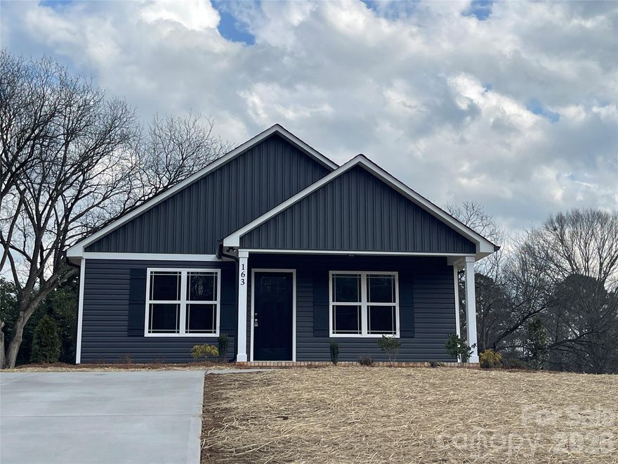 You'll love the peace of mind that comes with this new construction home. Great floor plan includes living room open to the kitchen and eating area. Your kitchen is light and airy with white cabinets, stainless appliances and white subway tile backsplash. LVP throughout, the home, including all three bedrooms. Your primary bedroom is spacious and has a walk-in closet and ensuite that features a large double vanity and tub/shower combination. The laundry room is thoughtfully designed with a drop-zone and exterior door that leads to your concrete patio out back. Lots to love about this lovely home!