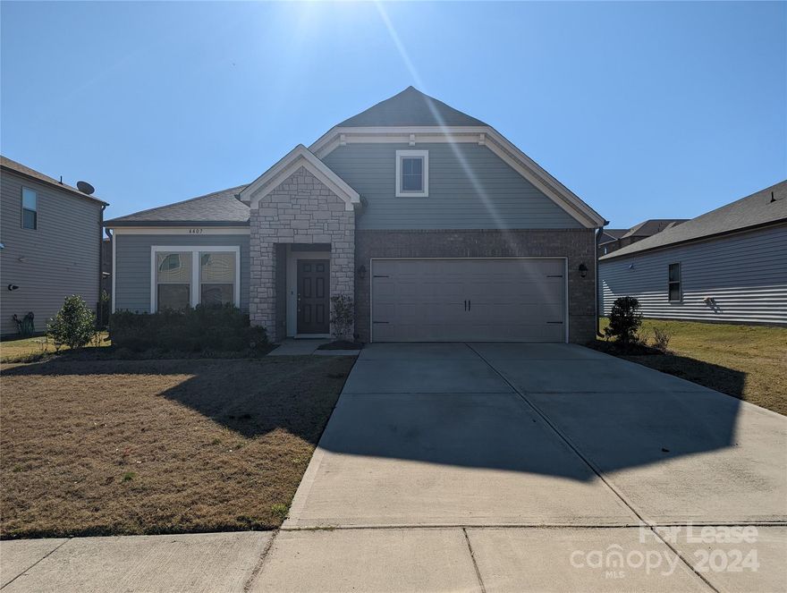 One story living at it's finest located in Haywyck Meadows subdivision. This open and bright ranch home featuring an open floor plan, gourmet kitchen with granite countertops, stainless appliances and kitchen island, spacious bedrooms with large closets. Fenced yard, covered porch and 2 car garage all located close to local shops, restaurants and highways. Washer & Dryer also included. Available for August 1st Occupancy. NO Pets. Tenants responsible for all utilities, lawn maintenance & basic tenants insurance. Deposit is dependent on application.  All fees, deposit and 1st month’s rent will be due prior to move in.