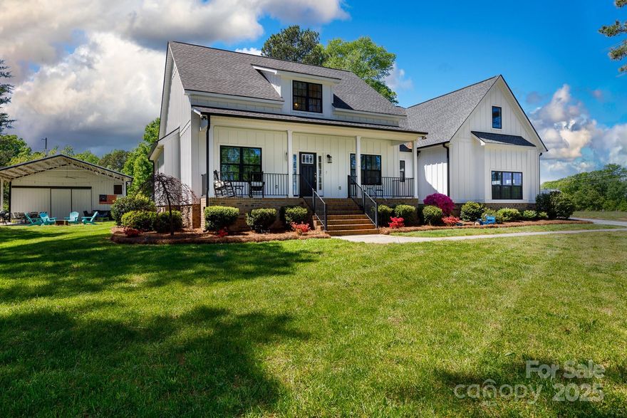 Welcome to your dream home just a stone's throw from beautiful Lake Wylie! This craftsman-style home is perfectly suited for refined but relaxed living. This open floor plan offers 4 spacious BRs, an exceptionally cozy primary bedroom—and 3 pristine bathrooms, this home is perfectly equipped to accommodate your family & guests with comfort and privacy.
ample space to host memorable gatherings or enjoy quiet mornings.
Step outside to find your private oasis featuring a sparkling in-ground pool, which promises endless fun and relaxation during the summer. The vast outdoor space also includes a large covered porch, a huge workshop, providing an ideal spot for hobbies or gatherings.
Whether you're up for a day on the lake or a fun pool day, this property is perfectly positioned to offer the best of both worlds. This home doesn’t just meet needs—it anticipates desires. Come & see this exquisite property where each detail ensures quality, comfort, and style are never compromised.