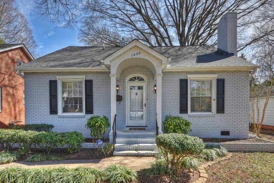 Charming cottage on one of Midwood's best streets. Beautifully updated kitchen w/granite, cherry cabinets, glass tile backsplash & stainless opens to dining area. Gleaming wood floors upstairs & down. Living room w/fireplace & gas logs. Huge upstairs master suite features large walk-in closet w/closet system, nicely updated bath w/garden tub, separate shower & dual vanity. Open & bright w/skylight & beautiful windows. Fenced rear yard w/work shop or storage bldg. w/electricity.