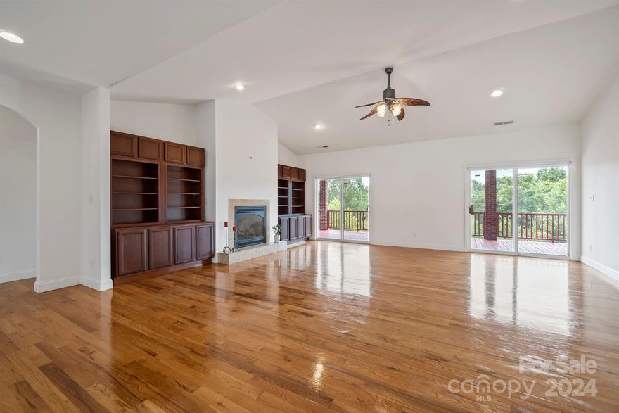 Picturesque well built all brick 4BR/3.5 BA home w/2,840 HSF with a full basement and yr round Blue Ridge Mountain views. Private, yet easy to I-40 between Morganton & Asheville amenities & Lake James.  Gorgeous GR w/cathedral ceilings, HW flooring, gas FP. Open kitchen & dining area w/tons of cabinets. Appliances incl. Private 12' X 61' covered back deck. Primary bedroom en-suite on main w/full BA, separate tub/Shower & WIC. Split plan w/ three add. BR w/ ample closet space. Easy to show. Shown by Appt.