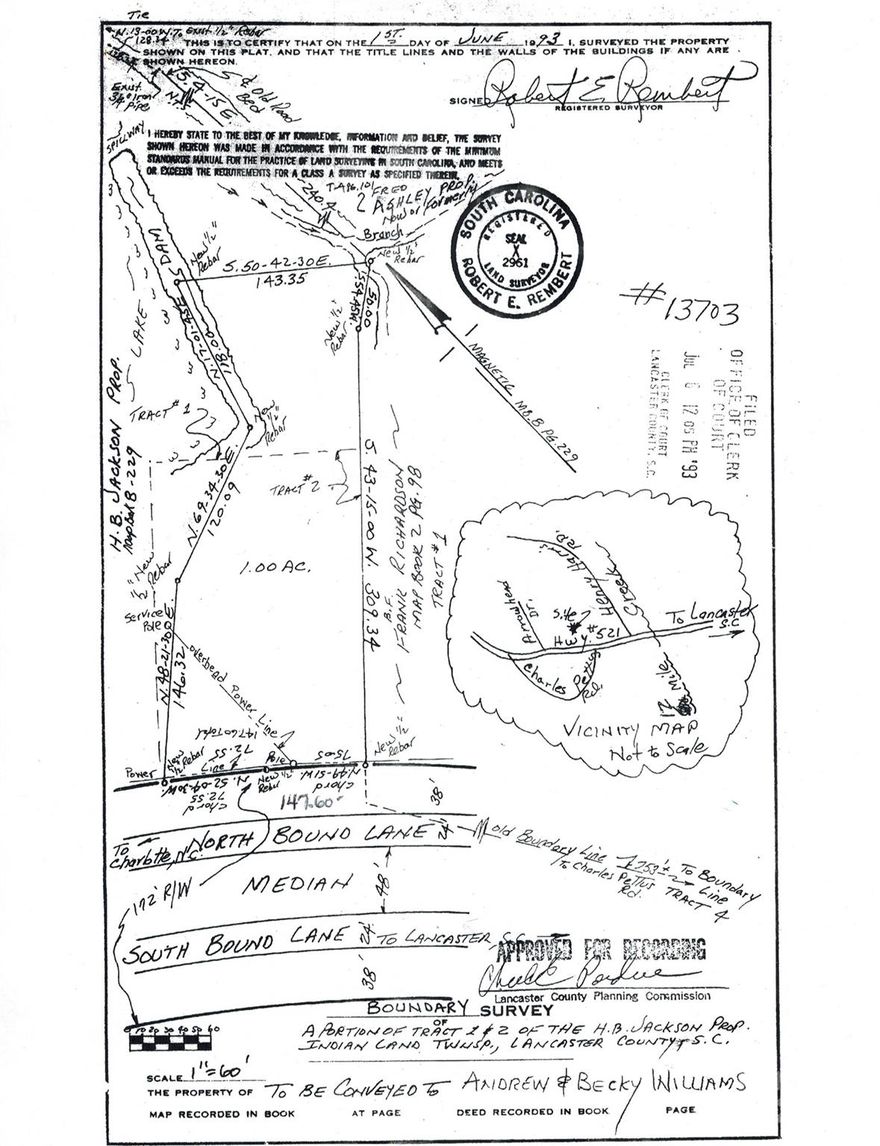One Acre Lot with almost 148' of road frontage. Just south of Sun City Carolina Lakes and Booming Indian Land. Great Investment!  1700 sq. ft. double-wide mobile home being sold As Is. Storage Building also on property.