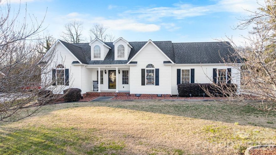 IMMACULATE one level living at it's very best!! This home has been lovingly decorated and maintained. As you enter from the covered front porch, you will be greeted with a foyer and interior columns.  The arched doorways provide so much character. The living room has cathedral ceilings, hardwood floors and a FP with gas logs.  Whether its the bayed breakfast area or formal dining room, there's plenty of space for a family dinner.  The kitchen has tons of gorgeous cabinets, all NEW SS appliances, breakfast bar area, granite countertops and tiled backsplash.  The split bedroom plan offers tons of privacy to the primary suite. This bedroom is huge!! (14'7" x 17'4") It has a spacious walk-in closet, gorgeous bathroom with double vanities, jetted tub and separate shower! The remaining two bedrooms share a well appointed full bath. The MASSIVE 800 sq ft back deck was recently adorned with Trex composite decking and features a gorgeous covered gazebo. The LARGE above ground pool is accessible from the new deck.  In addition, there is also a 30x16 detached garage with more attic storage!! Large .63 acre level lot provides plenty of room for play, pets and a garden!!