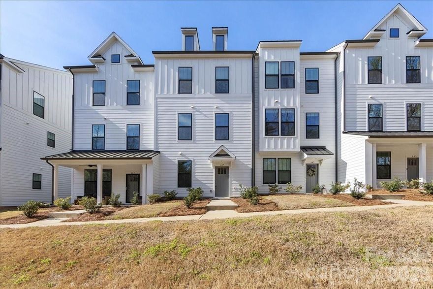 Luxury townhome nestled in the heart of Baxter Village - One of Fort Mill's most desirable neighborhoods with shopping, dining and entertainment all inside the community - 4 bedroom home has been thoughtfully designed with no wasted spaces - Beautiful gourmet kitchen with oversize island, Quartz countertops, stainless steel appliances and pantry - Dual sliding doors open to your back deck - Open floor plan connects your main floor living spaces with tons of natural light - Main floor guest suite with private bath - Perfect for home office/ flex room or guests - Primary suite includes walk-in closet & well-appointed bath with dual raised height vanity, walk in tiled shower w/bench & WC - Two generous additional bedrooms - Third floor laundry room - Attached rear load two car garage - Amazing storage in home - Enjoy all that Baxter Village has to offer with outdoor pools, playground, green space, fitness center,  community center and downtown retail area - Minutes to I77 for an easy commute to Charlotte or Rock Hill - Just outside the community you can find all your day-to-day amenities right at your fingertips - Home is under builders warranty and is in LIKE NEW CONDITION - Easy airport commute - Highly rated Ft Mill schools - Just too much to list!  Call anytime for questions or your private tour