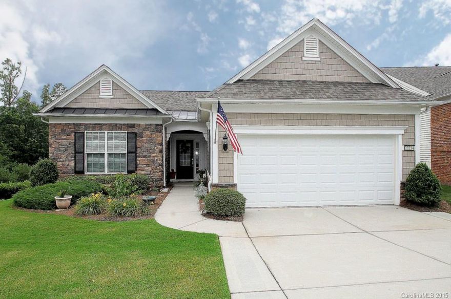 Copper Ridge w/ Sunroom & Covered Patio Next to Walking Trail! Incredible Location in 55+ Community —Walking Distance to Golf Clubhouse, Amenity Center, Shopping, Dining, & More! Spacious Great Room w/ Fireplace opens to Kitchen w/ Dining Nook, Granite Counters, Backsplash, & Pantry. Bright Sunroom leads to Covered Patio w/ Private View. Owner’s Suite & Private Bath w/ Dual Sinks, Shower, & Oversized Walk-In Closet. Guest BR, BA, & Office. 2-Car Garage w/ Epoxy Floors, Laundry w/ Cabinetry.