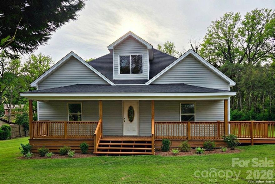 This meticulously revitalized residence, scheduled for completion March 2026, offers the pristine quality of new construction combined with the peaceful seclusion of a quiet street near the heart of downtown Newton. Spanning 1,648 square feet, this home features a floor plan meticulously designed for effortless, all-one-level living. The interior features three spacious bedrooms and two and a half bathrooms, finished with high-end materials selected for durability and a contemporary aesthetic. High-quality luxury vinyl plank flooring flows throughout the living areas, complemented by elegant tile in the primary bathroom. The kitchen and all bathrooms are outfitted with premium granite countertops. All new kitchen appliances are included, offering stylish design and premium quality. Modern, standard flush-mount light fixtures are installed throughout the home, with the added comfort of ceiling fans in every bedroom. Every structural element is being addressed with precision, ensuring craftsmanship that far exceeds a standard cosmetic renovation. This property is offered as a completed builder’s vision, sold strictly as-is upon completion with all finishes selected by the developer to ensure a cohesive, professional design. Please note that the builder will not accept requests for custom finishes or modifications, as the home is being delivered in its optimized final state. This is a rare opportunity to own a turn-key, high-quality home, where the peace of mind of new systems meets the convenience of being just moments from Newton's local shops and dining.