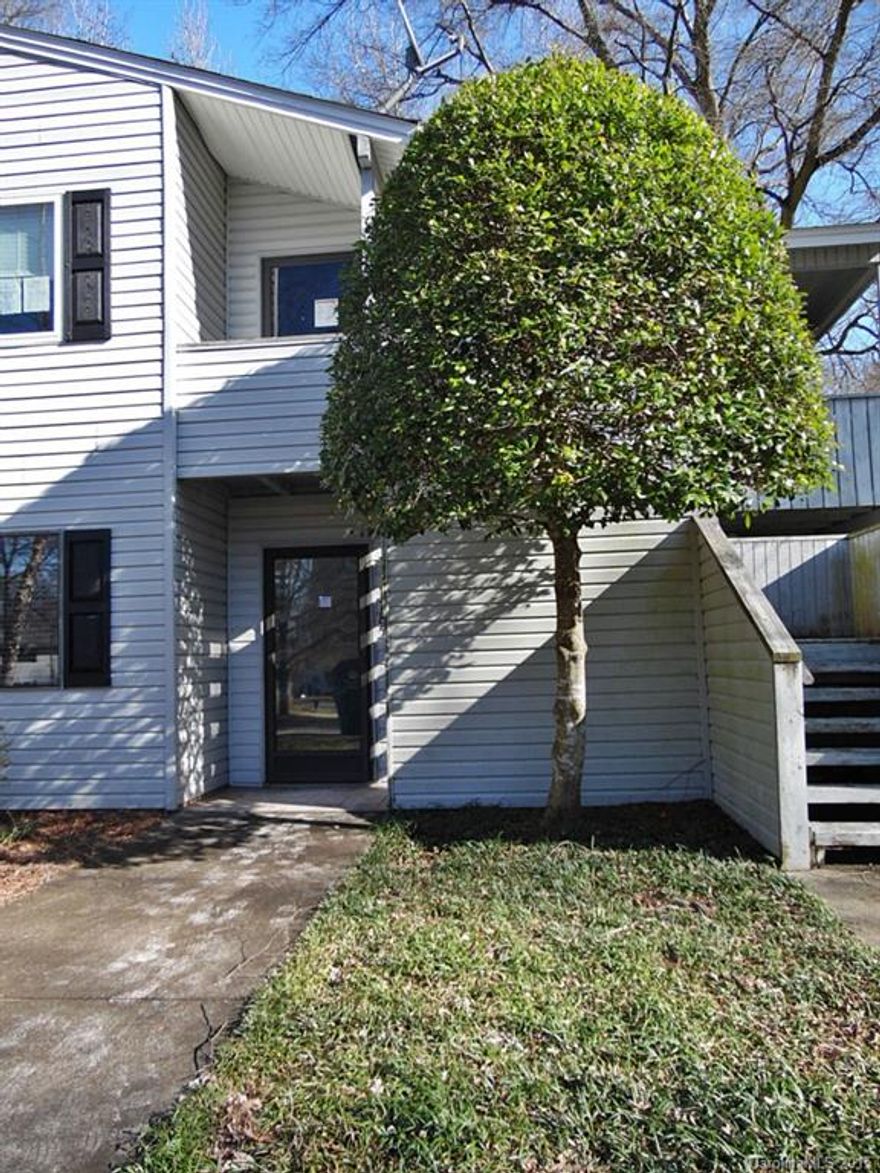 Endless potential in this 2 BR/1 BA condo in Hunters Trail! Home has been stripped down to the studs with only a tub and a water heater remaining. Ground level end unit with covered patio and attached storage. Start from scratch and make this one your own! Great location with quick access to interstate, shopping, and dining! Strongly encouraged that offers include proof of funds/pre-approval & is required for seller's final acceptance.