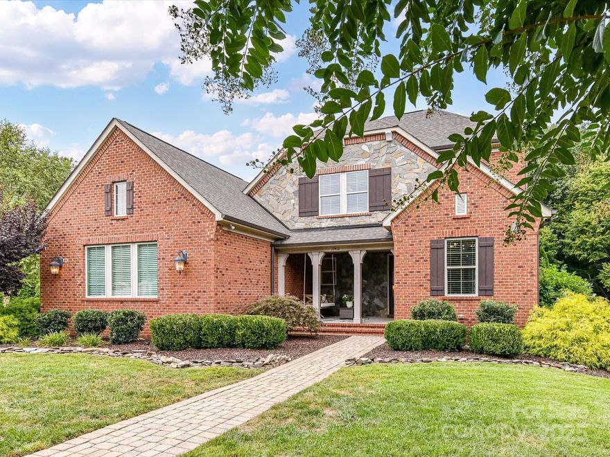 Gorgeous, 2 story, 4 bedroom, 3.5 bath home with covered front porch, 3 car garage, primary suite on main & salt water pool, located in highly coveted Robbins Park neighborhood in the heart of Cornelius! Amazing upgrades & quality, high end finishes throughout! Plantation shutters in majority of main level! Large office with French doors for privacy! Chef's Kitchen features quartz counters, stainless steel appliances, large island, quartz back splash, 5 burner gas cook top & upgraded lighting! Butler's Pantry & Walk in pantry with custom, wood shelving! Dining Room! Gourmet Kitchen flows seamlessly into Great Room which offers cozy gas fireplace & custom built ins! Spacious Primary Suite on main level with tray ceiling, private bath & walk in closet with custom shelving system! Laundry Room access from 2 access doors (one is primary closet)! Large Secondary Bedrooms on upper level (one is ensuite)! Huge Bonus Room with plantation shutters! Screened Porch! Step out to your beautiful outdoor oasis style living with heated salt water pool, fire pit area & fenced back yard with plenty of lush landscaping & mature trees for privacy! Robbins Park is a premiere neighborhood convenient to everything including Lake Norman, Jetton Park, Birkdale Village, grocery stores & interstate! Short commute to Uptown Charlotte & Charlotte Douglas Airport!