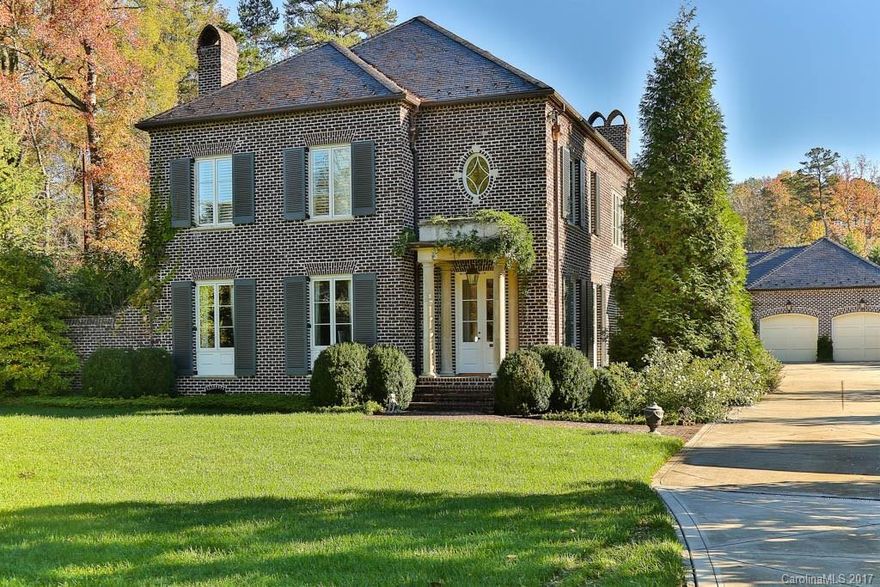 Gracious rooms and lovely foyer set the tone for this understated yet elegant custom built home. Full brick veneer with 10'3" ceiling heights on main level, white oak flooring throughout, slate roof, copper guttering as well as copper leaf guards.  Painted cabinetry in kitchen with quartzite counter tops, casual dining area off kitchen.  Third floor is beautiful with vaulted ceiling in play room or office plus full bath and approx. 400 s.f. additionally could be finished. 2 car detached garage.