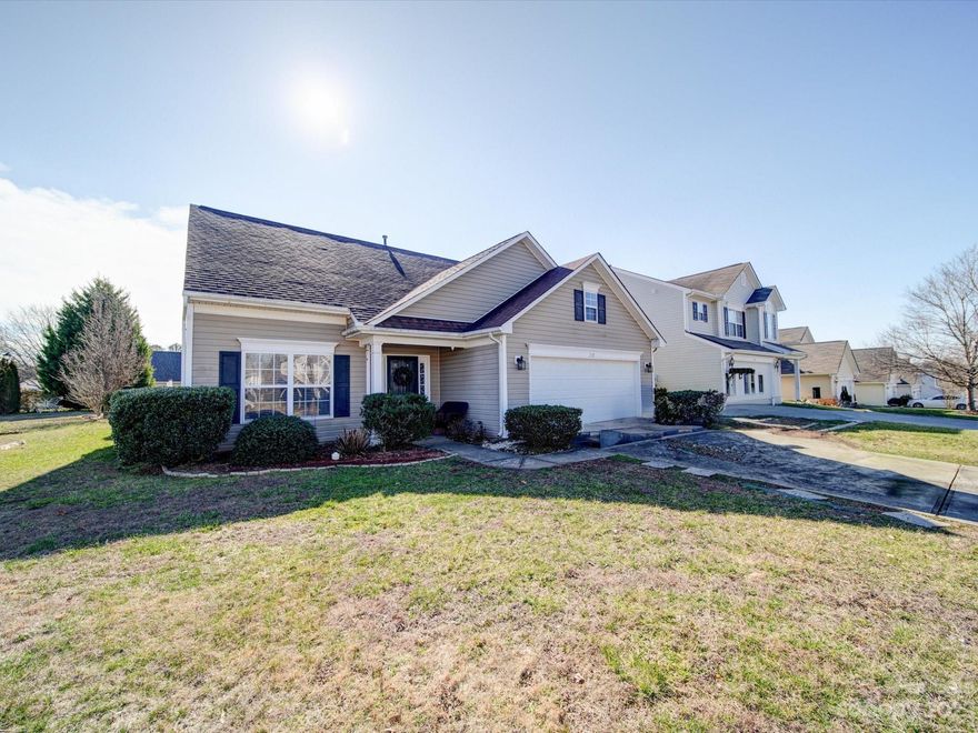 Welcome Home.  Enjoy this 4BR, 2.5 BA with .25 AC on a corner lot.  First floor has dining room, kitchen that overlooks breakfast area and family room which is a great focal point with fireplace. Master on main level with vaulted ceilings, spacious master bath with closet and linen closet. Laundry on main level.

2nd floor has 3 spacious Bedrooms, 1 full bath and attic walk in storage.  
Level lot, great patio/deck area if you like to enjoy the outside or like to entertain.

Roof around 2015. Neutral Paint. Only $146 Annual HOA dues.  Convenient to restaurants, Hwys and so much more.