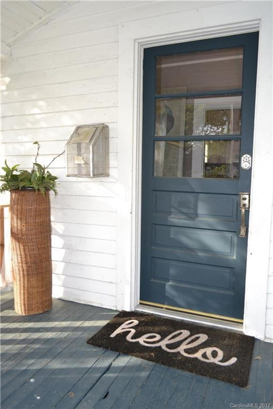 Early 1900's Farmhouse bursting w/ charm & character!  Amazing location  walking dist to Rests &shops in downtown Rock Hill! Home fits the definition of Shabby Chic with it's Soaring 10' ceilings, orig hardwood flrs left in their rustic glory, clawfoot tub & re-purposed bathroom sink basins all blended with modern updates. New HVAC  '14, new plumb & electric, lights/ bath fixtures. Kitchen updated w/ butcher block counters,  farmhouse sink, old world inspired faucet & wood pallet back splash.