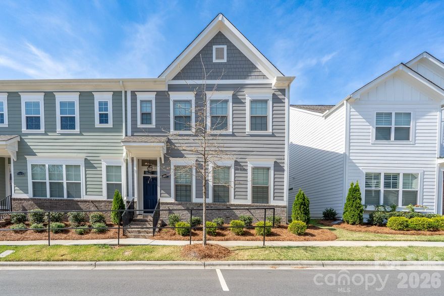 Welcome home to this beautifully maintained 3 bedroom 2.5 bath Townhome located minutes from the Historical Downtown of Davidson College. Step inside and appreciate an open concept ,lots of natural lighting, and tall ceilings that connect the dining, kitchen, and living rooms seamlessly for everyday living and entertaining. The kitchen features a cohesive color palate with an oversized quartz covered island, herring bone backsplash, ample cabinet space, stainless steel appliances ,and a wine refrigerator. This generous counterspace is the perfect spot to prepare meals while gathering with family and friends. The living room is centered with a cozy gas fireplace surrounded by custom cabinetry with shelving and tons of storage allowing you to display photos, collectables, and trinkets to add your personal touch to the space. From the living room you can enjoy the deck for morning coffee or afternoon cookouts with guest. Upstairs you will find the 3 bedrooms, 2 full bathrooms, laundry room, and a flex space that could be used as extra seating, office, or a reading nook. The large primary suite serves as a private retreat with tray ceilings, ceiling fan, a spacious walk in closet, and the ensuite bathroom with a beautifully tiled walk in shower and double vanities. Whether you are looking to enjoy downtown Davidson for dinner, shopping, and summer concerts or your interested in River Run golf and tennis with all the amenities that you can enjoy with a membership, you will be just minutes away with this location.