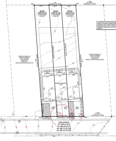 Photo of 2333, 2337 & 2341 Dion Avenue, Charlotte, NC 28212 (MLS # 4367053)