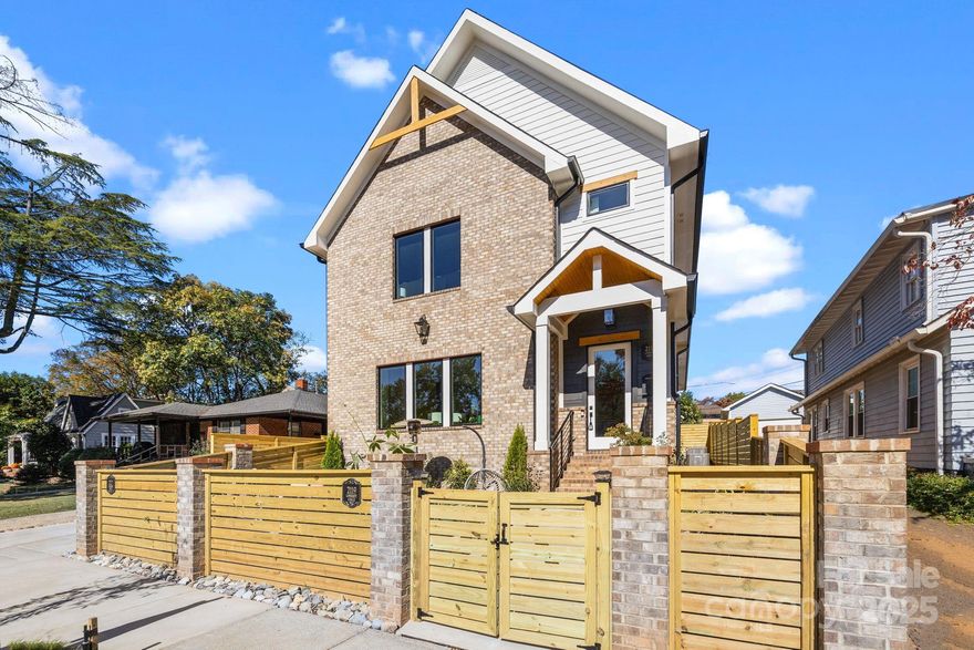 This rare opportunity in one of Charlotte’s most coveted locations will not last. Ideally positioned just steps from Freedom Park, this newly built home delivers luxury, convenience, and lifestyle all in one.

The moment you step inside, you’ll feel the difference — 10 ft ceilings, designer lighting, and a stunning open layout that’s perfect for entertaining. The gourmet kitchen offers high-end cabinetry, a statement island, and premium finishes throughout. The living space flows seamlessly into a private backyard with a covered patio and direct yard access — perfect for grilling, relaxing, or letting pets out.

Every bedroom features its own private en-suite bathroom, giving family and guests the elevated comfort they deserve. The primary suite feels like a personal retreat with a spa-inspired bath and an impressive walk-in closet.

Two stylish half bathrooms, a 2-car garage, and thoughtfully selected materials complete this truly sophisticated home.

Living here means enjoying morning jogs around the lake, tennis and playgrounds nearby, and quick access to Dilworth, Park Road Shopping Center, South End, and the light rail — nothing compares to this central convenience.