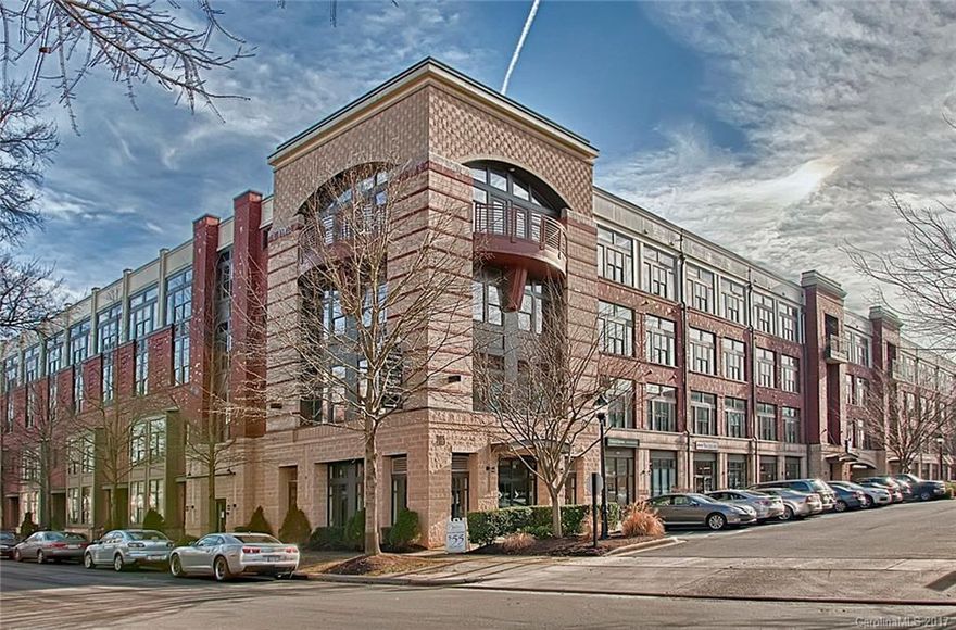 Very well maintained condo in The Village of Southend.  Large open floor plan and great finishes throughout.  Building has its own parking garage and secured access along with a relaxing courtyard.  Walking distance to the light rail, restaurants, bars, grocery stores and shopping.  Enjoy everything Southend has to offer from this fantastic home.  Paint in pictures is not accurate, colors are neutral now.