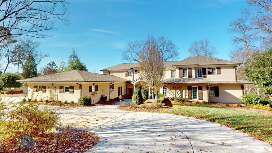 Amazing rental opportunity - homes like this do not come around often!  Gorgeous home on the Carmel Country Club golf course.  Nestled between the 3 South tee box and the 12 North hole, this home boasts nearly 2 acres of land and over 6000 square feet of living space.  Flexible spaces throughout to customize the home to best suit your needs.  Primary bedroom on the main level.  Multiple bedrooms on the main floor and upstairs give options for guests, office spaces and additional bedrooms with en suite bathrooms.  Floor to ceiling windows give endless views and abundant light throughout.  Plenty of space to relax and entertain guests with multiple sunrooms, screened porch, and outdoor patios.  Oversized 2 car garage has additional space for storage.  Extended driveway allows for plenty of parking and plenty of room to shoot hoops.  Well appointed kitchen with multiple dining areas work well for a quick bite or formal dining.  Utilities are tenant responsibility. Lawn care included.
