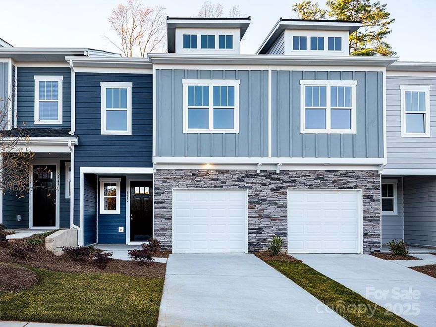 Ask about our special promotional financing offer and incentives available through our preferred lending partners!
Welcome to the Ruth Plan! With 3 beds & 2 ½ baths, a one-car garage, and over 1,600 square feet, every inch of space has been thoughtfully designed for modern living. On the first floor, the foyer with a powder bath and coat closet guides you into the main living space. The dining area flows into the l-shaped kitchen, featuring quartz countertops with 4" tall backsplash, 36” cabinets, and stainless steel appliances. The spacious great room adjoins the kitchen and dining area - forming an open floor plan great for relaxing or entertaining. There is also easy access to the outdoor patio or deck, depending on homesite. Upstairs, you will find the spacious owner's suite and bath with quartz countertops, a walk-in shower, and a large walk-in closet. There are also two secondary bedrooms with ample closet spaces and a full bath off the hallway. The laundry is conveniently located near the bedrooms for easy access - no lugging laundry up and down the stairs.

Located just 25 minutes from Charlotte Douglas International Airport and 30 minutes to Uptown Charlotte, you’ll enjoy easy access to work, entertainment, and everything the city has to offer. 

**Photos & tour are representational**