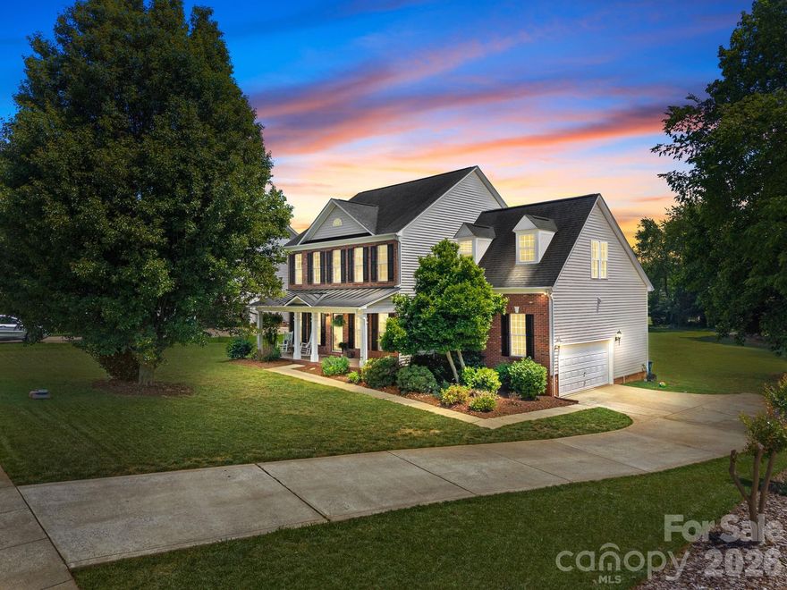 Welcome to 125 Sundown Cove Drive. Nestled within a highly desirable, established niche of a neighborhood, noted for its strong community atmosphere and homeowner appreciation. The property boasts a rare lot size for this prime Mooresville location, giving you the room to breathe, play, and relax. The kitchen and bathrooms have been thoughtfully remodeled and the home offers 4 bedrooms, 2 1/2 baths with a third floor bonus room. The open floorplan on the main level makes entertaining effortless. Enjoy the outdoor patio and fireplace, great for dining al-fresco and relaxation. The neighborhood offers a pool with clubhouse and a paddleboard launch near by for enjoyment on Lake Norman.  Award winning schools are a plus!  Don't miss your opportunity to own this perfect place to call home.