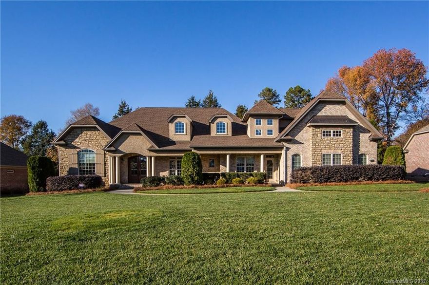 Gorgeous custom built home.Arched double front door w/beveled glass.Lg open foyer. Formal DR, LR/office.12'ceiling in GRT RM w/ coffered ceiling & built-ins.Solid beams in ceiling- LR, foyer, kit & rear hall. 42" Alder stained cab in kit.Tumbled travertine tile BKSPLSH.SS appls.MBR-vaulted tray ceiling, Master bath glazed tile tub & whirlpool tub.2nd & 3rd BR offer full bath w/dual vanities.Bonus rm w/ full bath upstairs.Covered patio & incredible bkyd w/ firepit & pergola.Detached 2 car gar.