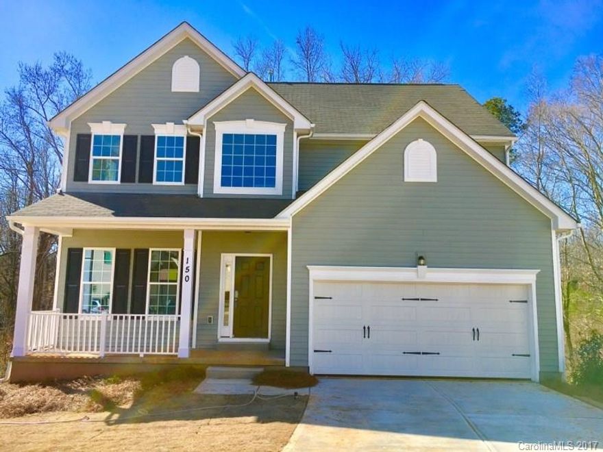 Our most popular plan with a basement & an additional bedroom & bath! Upgraded plumbing & light fixtures, carriage style garage door, two-tone designer interior paint & trim, iron rail & pickets & upgraded flooring!  Premier Kitchen includes upgraded maple cabinets & hardware, granite countertops with ceramic tile backsplash, recessed lighting and stainless appliances!  Come see this beautiful home today!