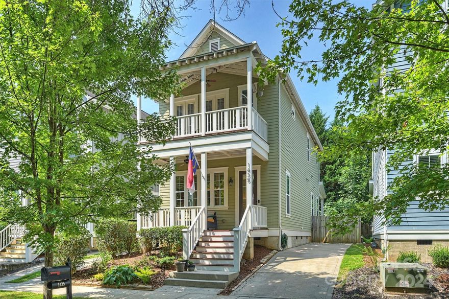 Don’t miss this fantastic opportunity to live in this adorable and immaculate Plaza Midwood home.  Tall ceilings, hardwood flooring on main level and upstairs hallway, open floor plan, neutral colors throughout, blinds on all windows and three covered porches.  All stainless appliances and granite in the kitchen and bathrooms.  Terrific bar between the kitchen and dining room.  Three generous bedrooms and two full baths on the second floor.  The perfect house for casual daily living as well as entertaining.  Super quaint rear fenced yard with patio and lovely plantings.  This one will not last!