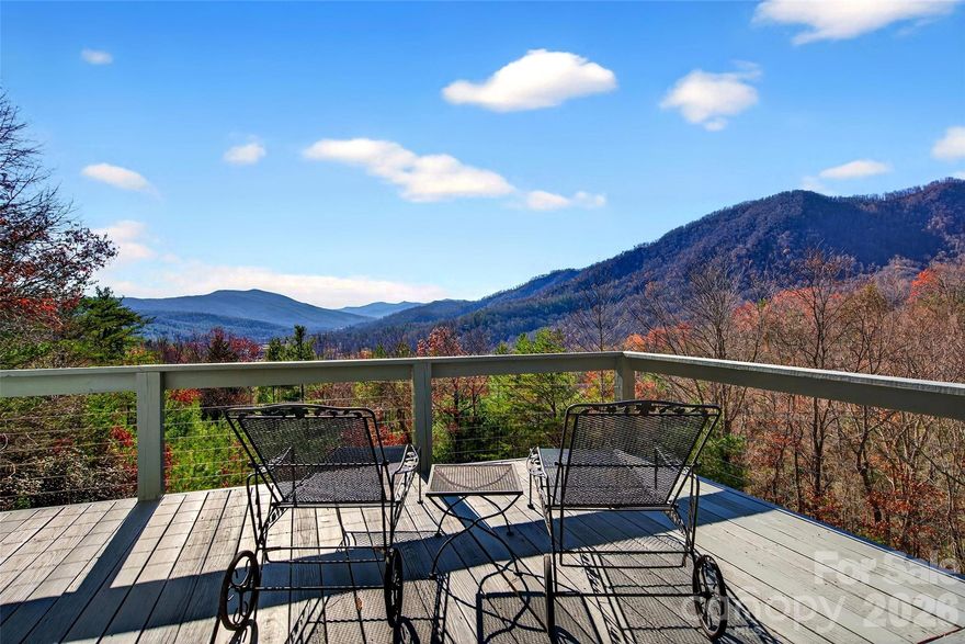 Escape to your own private mountain retreat, where breathtaking long range views stretch for miles in a serene gated community with paved road access throughout. This immaculate three level home invites you to relax and entertain with ease, whether enjoying cool breezes on the expansive wraparound deck or taking in the scenery from indoors through the wall of large windows. Inside, soaring cathedral ceilings create an open, airy feel. The home offers 3 bedrooms (2 bedroom septic permit), 3 full bathrooms, and thoughtful design that maximizes natural light and showcases the stunning vistas from multiple rooms. The lower level offers flexible use as a private apartment. Perfect as a full time residence or vacation getaway with the option for rental income, this property places you just minutes from some of the North Carolina High Country’s most treasured destinations: 10 minutes to Linville Falls, the Blue Ridge Parkway, and Linville Falls Winery; 15 minutes to the Linville Gorge Wilderness; and only 40 minutes to Boone, Banner Elk and Asheville. Lake James, located in the foothills, is just 25 minutes. Nearby rivers and streams have native bass, trout, catfish and stocked species for the avid fishermen. Don’t miss the chance to experience mountain living at its finest, schedule your private showing today!