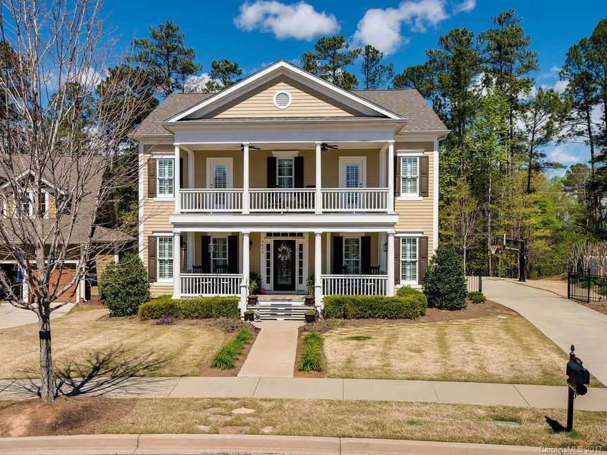 This stunning Baxter 5BR/3.5BA Energy Star home sits on a large private wooded lot. Features an expansive floorplan perfect for entertaining, kitchen w/ spacious island, Lrg. pantry, granite countertops. Hardwoods on main, guest suite w/private bath. Luxurious Mstr. Suite w/ separate tiled shower & garden tub. All bedrooms w/ walk-in closets. Rocking chair dual front porch, fenced yard w/ built-in grill & fire pit, fenced backyard & much more!!  Live the Baxter Life in this one-of-a-kind home!