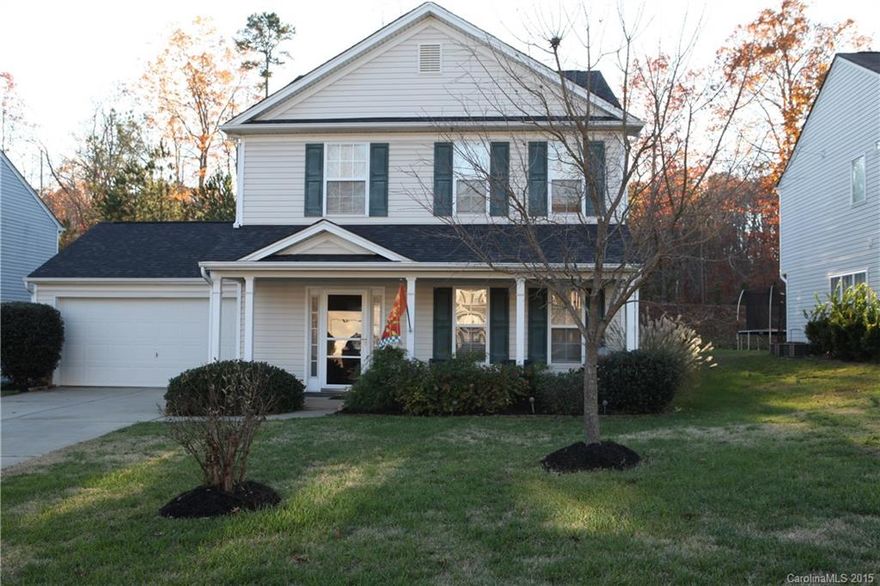 Lovely home in Legacy Park with lots of upgrades! Laminate flooring throughout 1st floor. Granite in the kitchen. Roof replaced appx 4 years ago and HVAC has been replaced and upgraded to a dual zone,3 Ton, Trane system! Great view of wooded area out back, fenced in yard and home is toward the end of a cul-de-sac street. Community has pool, tennis,playground, pond, and clubhouse.