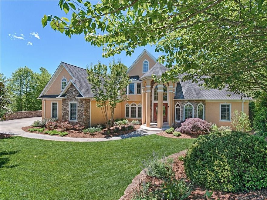 Nestled in desirable South Asheville, you will find this Elegant Biltmore Park residence boasting unsurpassed quality and details. Immerse yourself in luxury with the amenities you expect in this beautiful home. A floor plan with 5 comfortable En Suite BR's that includes a separate guest suite. Grand Entrance with Great Room and magnificent finishes, Gourmet Kitchen, 3 FPs, wine cellar, Game Room, Exercise Room, Keeping Room, Enjoy the hot tub and heated pool. Covered Terrace, Backup Generator.