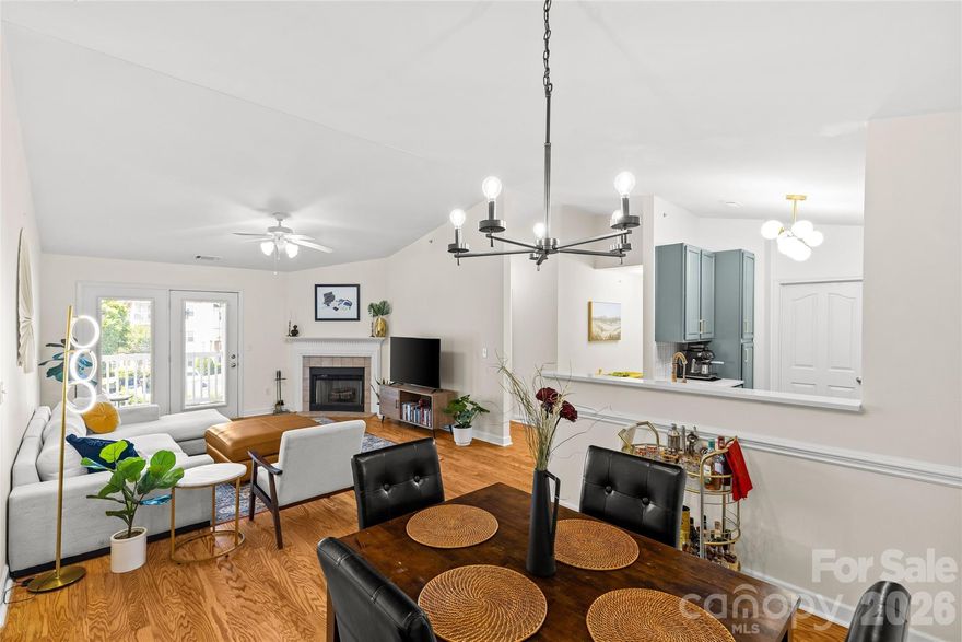 Welcome to 10652 Hill Point Ct, an inviting and thoughtfully updated home in a convenient location near University of North Carolina at Charlotte.

This charming 2-bedroom, 2-bath residence features soaring vaulted ceilings that create a bright, open feel throughout the main living space. The upgraded kitchen is both stylish and functional, showcasing quartz countertops, a tile backsplash, and ample cabinetry, perfect for everyday living or entertaining.

The spacious primary suite offers a beautifully updated bathroom with walk-in shower, providing a relaxing retreat at the end of the day. A well-designed layout, comfortable secondary bedroom, and additional full bath make this home ideal for a variety of lifestyles.

Residents also enjoy access to community amenities including a clubhouse, pool, and fitness room.

Enjoy low-maintenance living in a prime location just minutes from shopping, dining, and campus amenities.

Modern living, unbeatable location, and move-in ready!