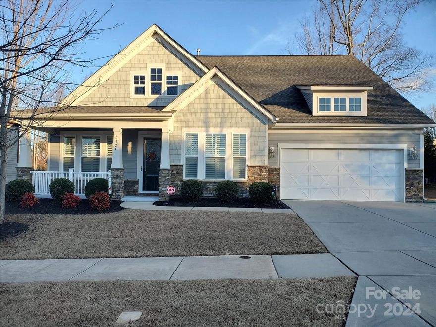 Prime location! Meticulously maintained 1.5 story Craftsman-style home with open layout. Minutes to schools, hospital, shopping, highways and Birkdale! Primary suite main floor with en-suite bathroom featuring walk-in spa-like glass and tile shower with body jets. Custom closet in primary won't disappoint. Main floor showcases gourmet kitchen with massive quartz island, built-in microwave, wall oven, gas cooktop, granite countertops and oversized custom walk-in pantry. Family room has built-in cabinets and floating shelves and shiplap accent walls. Pre-wired stereo hookup with ceiling surround speakers. French doors in kitchen lead out to screened porch with Belgard pavers on extended patio. Fenced backyard with landscaping. Oversized garage features additional insulation, painted walls and floors. Upgraded lighting fixtures thru-out house. Custom bathroom mirrors and lighting in all. Large loft upstairs w/addtl bedroom and full bath. Walk-in storage attic.