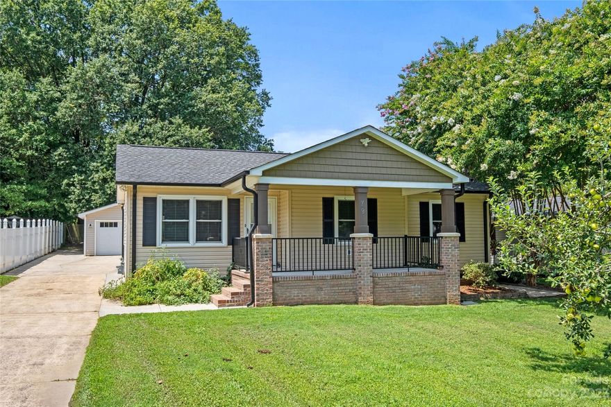 This charming 3-bedroom, 2-bathroom home boasts rocking chair front and back porches, perfect for enjoying lazy days. A detached garage and a convenient storage building provide ample space for all your storage needs, ensuring that everything is neatly organized. This delightful abode offers the best of both worlds- away from the hustle and bustle, while still being conveniently close to shopping, dining, and various amenities. With its inviting atmosphere and ideal location, this adorable home is perfect for first time home buyers or even investor looking for a rental property.