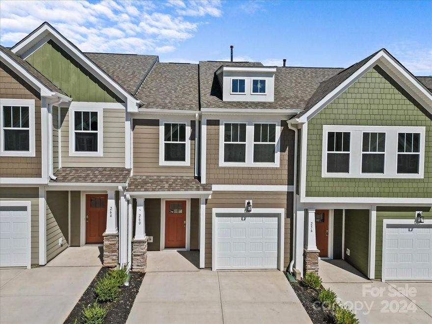 Welcome to Gateway Village in Travelers Rest, SC! We are located only 30 minutes from Downtown Hendersonville and we have easy access to I-26 and Asheville. Join our community and experience a lock and leave lifestyle surrounded by the beauty of the mountains. Our Litchfield townhome offers an open floorplan with large kitchen island, Quartz countertops, all appliances included, and a spacious Primary Suite with a tiled shower and walk in closet. Two additional bedrooms and laundry complete the upstairs.There is also a back patio with outside storage along with a one car garage and double parking pad. All our homes feature our Smart Home Package including a video doorbell, keyless entry and touch screen hub. Additionally, our homes are built for efficiency and comfort helping to reduce your energy costs. Our dedicated local warranty team is here for your needs after closing as well. Come by today and make Gateway Village your new home! An added plus is lawn maintenance is included.