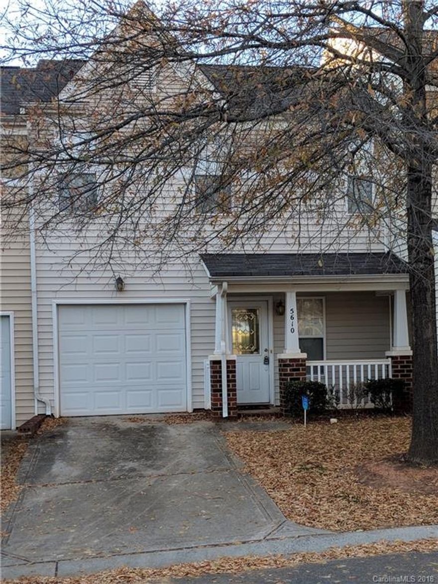 This lovely townhouse is located in a gated community and has 1 car attached garage.  2 bedrooms each with a full private bathroom. A 1/2 bathroom is located on the main level. Pre-wired for surround sound.  Water included in rent payment.  Access to I-77, I-85 and Charlotte Douglas airport.