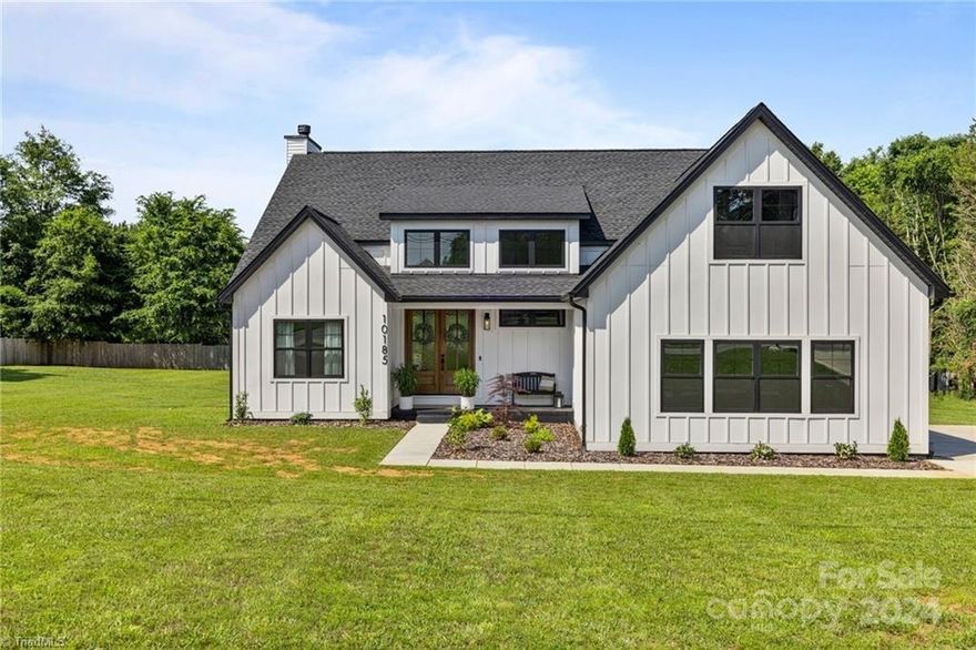 This one you must see. Custom built home, with attention to detail and many upgrades. Black stainless appliances, quartz countertops, custom wooden beams throughout the downstairs, open concept, vaulted ceilings, wood burning fireplace, beautiful back porch wired, and all this sits on one acre and no HOA. Schedule your private showing today.