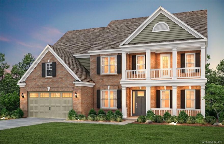 Great Opportunity to purchase for a spring 2021 completion in Queensbridge! This new construction home features the desirable Beaconhill floor plan. Home site located across from the community amenities! The popular home plan features a first-floor guest suite with walk in shower, gourmet kitchen with vented range hood, SS appliances, quartz countertops, drop zone entry, and hardwood flooring. The gorgeous kitchen overlooks the café, sunroom and spacious family room featuring a full stone fireplace. Upstairs you will find a large bonus room, three secondary bedrooms and an oversized master suite. The master suite includes a walk-in closet and a luxury bathroom. Purchase the home today and customize your interior design. Stop in the Queensbridge Sales Center/Model Home for more information on how to make this dream home yours!