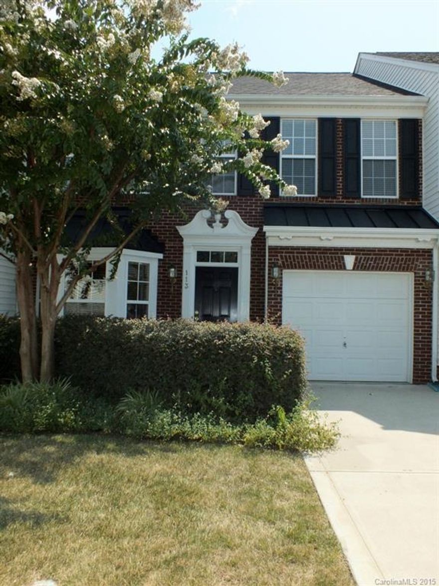 Like new! Beautiful 3 bed 2-1/2 bath townhome located in Sunset Point on Lake Wylie! Master on main. 2 beds & large loft up. Open concept w/ vaulted ceiling, One car garage with new epoxy floor. Interior freshly painted in neutral colors. New dishwasher, Washer & Dryer.  New air condition unit. New light fixtures. Main level has prefinished hardwood floors. Large walk in storage room upstairs. Security system. Lovely court yard.  Amenities: access to lake, boat storage & pool. A must see!