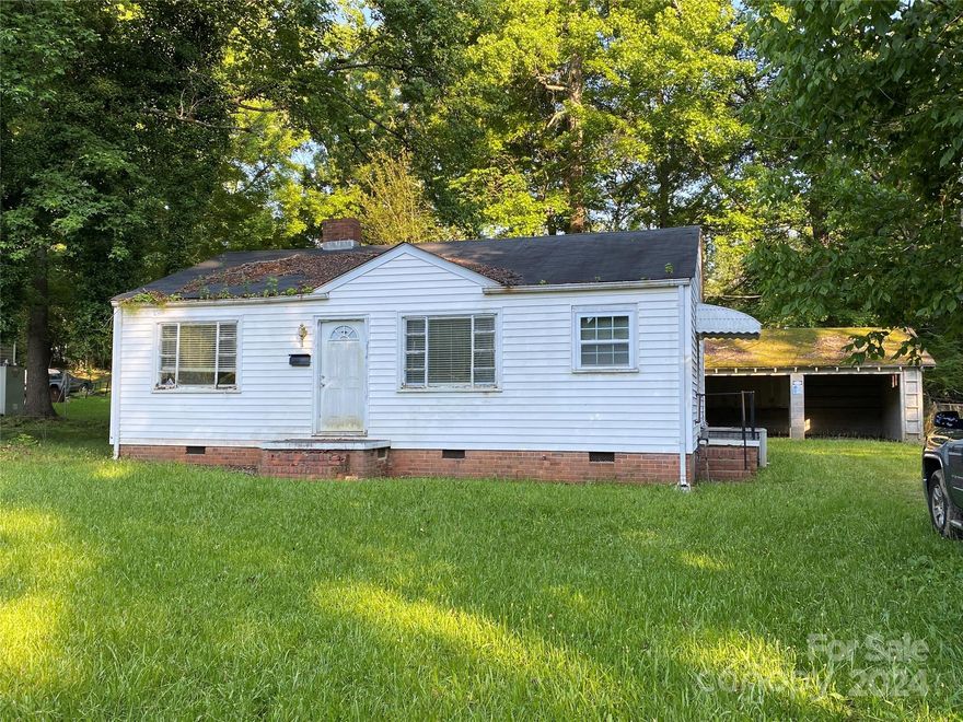 Investors and Flippers take a look. This 2BR/1BA home is in need of an in-depth renovation, but the lot is nice, and the location is convenient to MUSC hospital, shopping, schools, and more. Hardwood floors are exposed and ready for refinishing. There's a two car detached car shed with shop space. The seller has never lived in this home, and is offering it strictly AS IS. Come take a look and apply your handyman skills to planning your renovation.