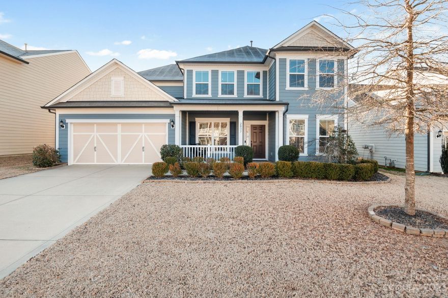 LOCATION! LOCATION! LOCATION! Come see this gorgeous home in the desirable Springview Meadows community in Fort Mill, SC.  This home has a large family room with an adjoining spacious sunroom. The interior walls have been freshly painted and ceiling fans in all bedrooms and family room. The kitchen includes a new dishwasher, new garbage disposal and new refrigerator. With an oversized garage there is plenty of storage space for up to 3 cars and tools. Step outside on the front porch to enjoy a spacious seating area, or head to the fenced backyard and the extended stone paver patio to sit and relax. Community amenities include an outdoor pool and play area for all to enjoy. The community is located 2 miles from I-77 which provides easy access to Uptown Charlotte. Within walking distance to Springfield Town Center which includes grocery shopping and restaurants. Located only a few minutes from golf clubs, Kingsley shopping and dining, Anne Springs Close Greenway, hospital, and Carowinds.