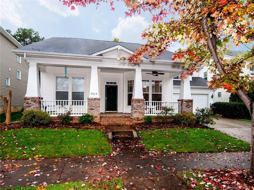 This is the rental you've been looking for! A-rated schools, elementary is a short walk away. Neighborhood has a jr olympic swimming pool with slide and child feature pool; swim team; playgrounds; multiple natural parks; double sidewalks; tennis courts. Excellent location, convenient to 1-77, shopping. Lovely home with 10 foot ceilings and master on main floor. Ranch living with awesome additional bedroom/bathroom on second floor. Dreamlike backyard.