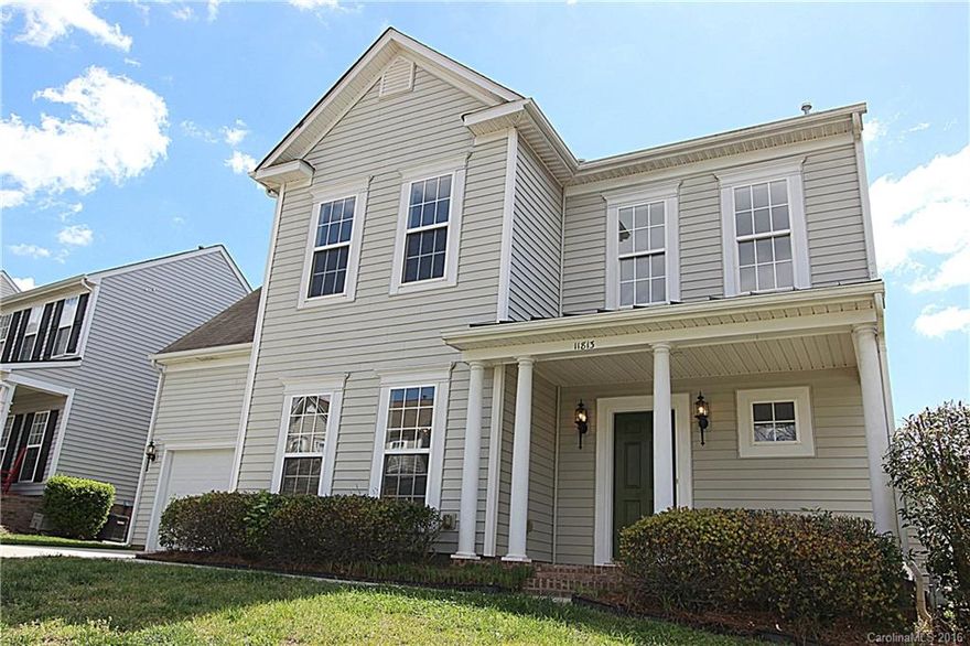 Ballantyne Area Home! This charming home is situated 1/4 mile from the Ballantyne Country Club, Ballantyne Shops, Restaurants, and more. A two story foyer leads you into an open and spacious floor plan. An abundance of windows provide natural sunlight while allowing a seamless flow to outdoors. Owner's suite boast a tray ceiling and deluxe bath. Enjoy play time at the community park and pool. An evening stroll is always nice as you take advantage of the lighted sidewalks. New Paint & Carpet!