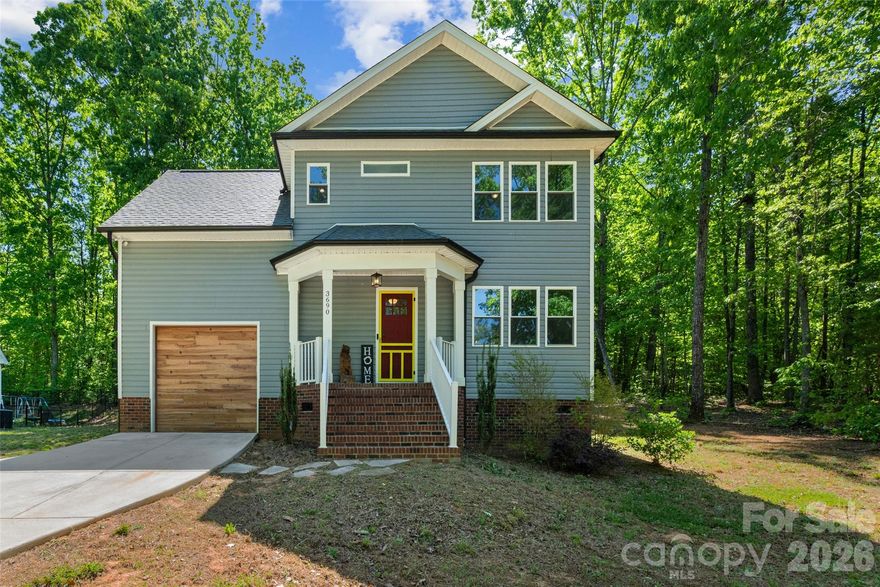 Newer Construction in quiet neighborhood. No HOA! This 3 Bed 2.5 Bath home on about .6 acres features an open layout downstairs. Large island, White Shaker Cabinets and Stainless Steel Appliances in the Kitchen. LVP Throughout with laundry just steps away from the garage entrance. All bedrooms and 2 full baths upstairs. Mature trees line the long driveway and nice flat backyard is low maintenance living! Easy access to 150 and 16.