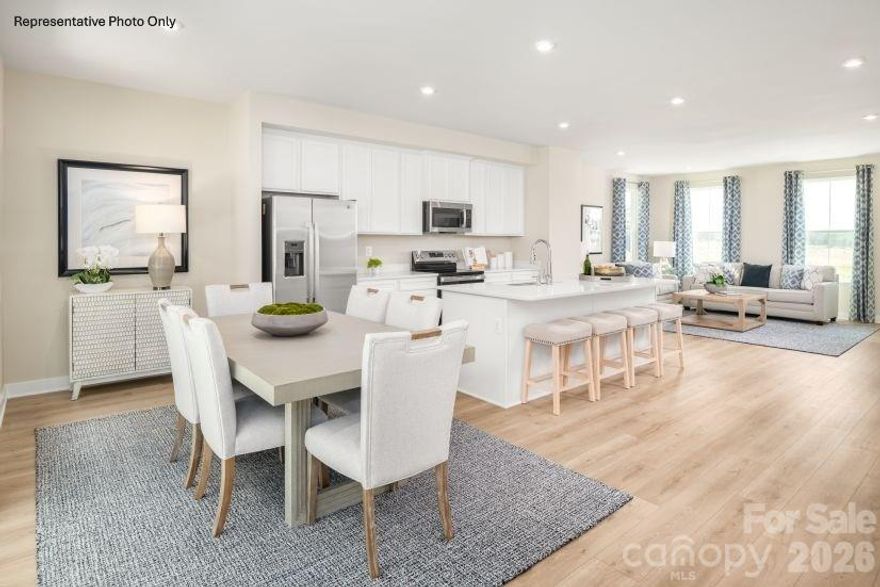 Welcome to Creek Water! Indian Land's newest luxury town home community-Nestled in a quite wooded area away from the hustle & bustle, but minutes from every day conveniences. Just south of Ballantyne, Hwy 485 & all the new hot spots coming to the area like Costco & Target! Our Overture design showcases unique design elements typically found in single family homes. An open, light filled main living area with a spacious kitchen including an 8' island. This townhome has it all including a private view! Backyard, 2 car garage, high ceilings, large deck and a rec room on the ground floor.  You can even convert the rec room to a full bedroom and bathroom! Enjoy rural tranquility near all your everyday conveniences in a master planned community w/ a beautiful future amenity with a pool & cabana, as well as the adjacent Deputy Roy Harden Park with playground, trails and picnic pavilions. Seller to pay up to $11,500 towards buyers closing costs with the use of the builders preferred lender. You will not want to miss the opportunity to own one of these exclusive luxury town homes!