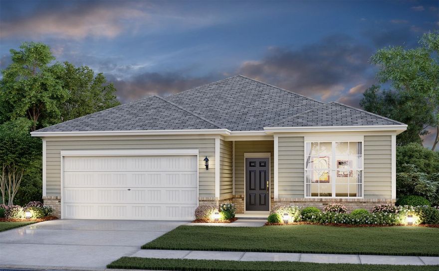 Come see why everybody is talking about living in York, SC.  Welcome to Asbury Ridge where you will find beautiful wooded homesites, with winding roads, walking trails, playground and sidewalks to enjoy with your friends and family.  The Oakleigh Model is a 4 bedroom open floor plan. The kitchen boasts a  large Granite island and stylish cabinets and overlooks the Great room with an included fireplace! Fiber cement exteriors with stone or brick per elevation. Tons of storage space and walk-in closets. Home is connected to Smart home products.

Community features a playground, walking trails, sidewalks.

Easy access to Highway 5 and 49 for direct commute. Conveniently situated near local shopping, dining and parks.