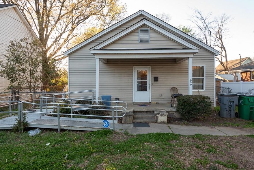 Great opportunity for investors, first time home buyers, etc. This 2BR/2BA home features a spacious eat in kitchen with a separate living room. Nice sized bedrooms.  Hardwood flooring in primary bedroom. Ensuite bathroom for  total privacy!!  Brand new roof installed in 2022. Located 2.3 miles from downtown, 3.7 miles from the beautiful Noda District and 1.1 mile from Camp Northend. If you enjoy entertainment/night life you are sure to enjoy being this close. If you work near the area, hey you can leave the house a little later!!! Lets not forget the large flat fenced in backyard where you can host social gatherings, etc. With a little TLC you can definitely make this home the designers choice. There are loads of opportunity here!!